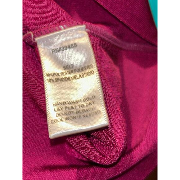 WOW Couture Purple Grommet Bandage Peplum Dress NWT Bodycon Mini Adjustable Sm - Picture 9 of 13